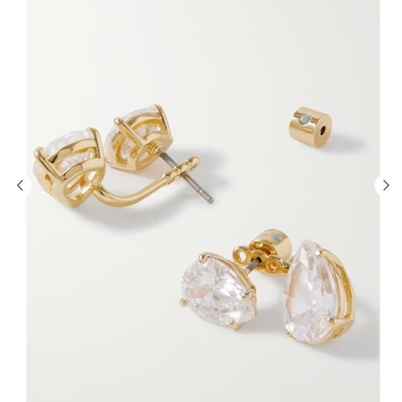 Roxanne Assoulin Diamond Girl Float Earrings - Picture 3 of 4